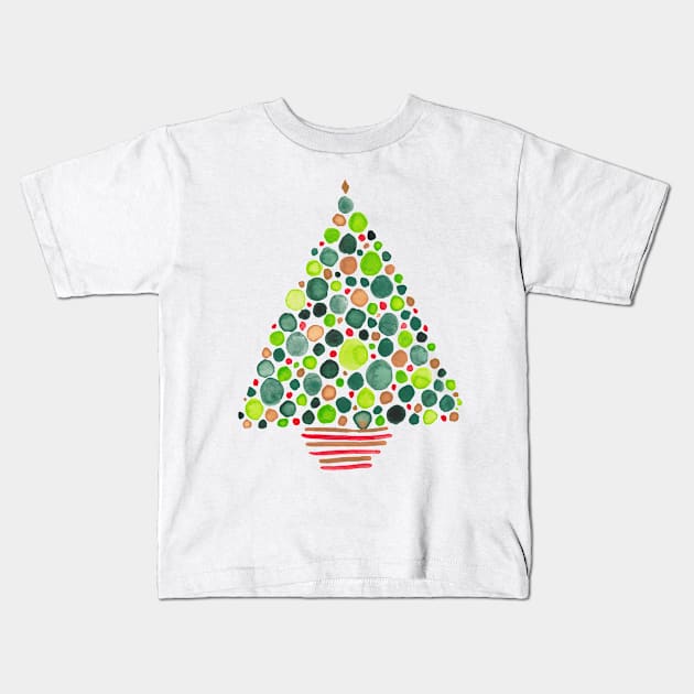 O Christmas Tree Kids T-Shirt by LauraKatMax